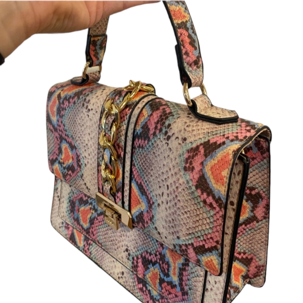 Aldo Python Hand Bag - Picture 3 of 4